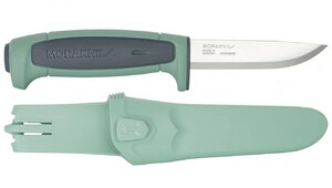 Нож Morakniv Basic 546 2021 Edition нержавеющая сталь, пласт. ручка (зеленая) серая. вставка, 13957, фото 6