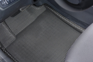 Коврики EVA 3D соты Seintex для Renault Logan II 2020 (черные, 97562), фото 4