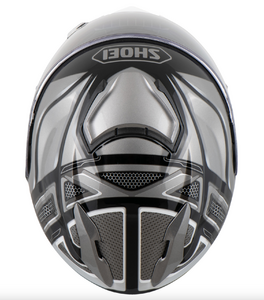 Мотошлем Shoei GT-Air 2 NOTCH (черно-серо-белый глянцевый, XL), фото 4