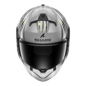 Шлем Shark RIDILL 2 ASSYA Silver/Anthracite/Yellow XS, фото 2