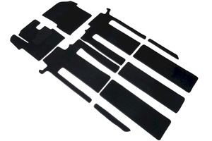 Коврики Seintex ворсовые LUX WEY 80 (черные 316560), фото 1