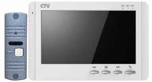 Комплект видеодомофона CTV-DP1704MD (белый), фото 1