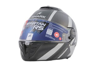 Шлем SHARK SPARTAN RS CARBON SHAWN MAT Black/Silver L, фото 4