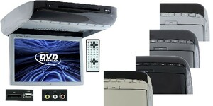 Автомобильный потолочный монитор 10.2" со встроенным DVD AVEL AVS1030T (чёрно-серебристый), фото 3