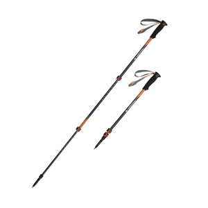 Палки треккинговые Naturehike Sunsia 3-EXT, карбон, 3-секционные, 62-135 см, оранжевые, 2 шт, фото 2