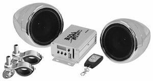Аудиосистема BOSS Audio Marine MC500 (2 динамика 3", 600 Вт. USB/SD/FM, пульт), фото 1