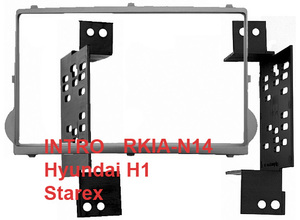 Переходная рамка Intro RHY-N14 для Hyundai H1 Starex 07+ 2DIN (крепеж)