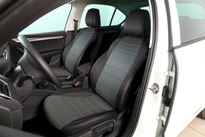 Чехлы Seintex из экокожи на LADA GRANTA sd 40/60 2024- серый, фото 2