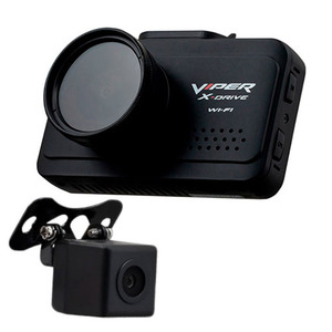 Видеорегистратор с 2-мя камерами VIPER X-Drive DUO Wi-FI (наружная камера), фото 1