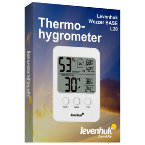 Термогигрометр Levenhuk Wezzer BASE L30, белый, фото 2
