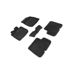 Коврики EVA 3D соты для Renault Duster АКПП 2011-2015 (черные, 95246)