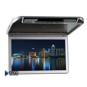 Автомобильный потолочный монитор 13.3" со встроенным Full HD медиаплеером ERGO ER13S (серый), фото 1
