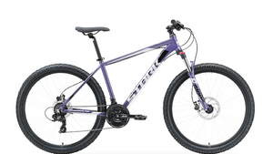 Велосипед Stark'23 Hunter 27.2 HD фиолетовый/серый/черный 20"