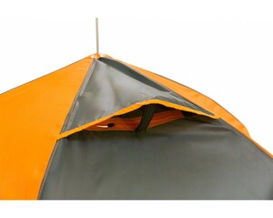 Палатка рыбака Митек Омуль 3 (оранжевый/хаки-бежевый), фото 4
