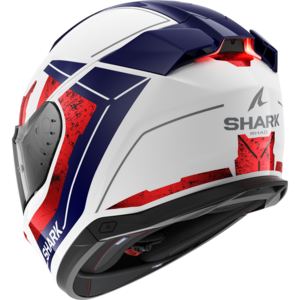 Шлем Shark SKWAL i3 RHAD White/Chrome/Red S, фото 2