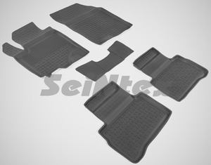 Резиновые коврики с высоким бортом Seintex для Suzuki Vitara II 2015-н.в.