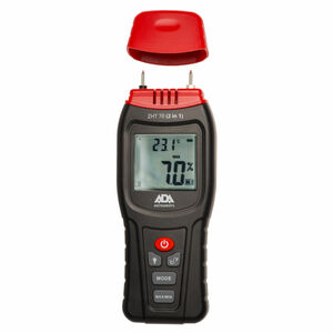 Измеритель влажности и температуры контактный ADA ZHT 70 (2 in 1) (древесина, стройматериалы, температура воздуха), фото 5