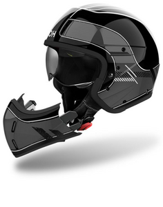 Шлем Airoh J110 RASTER Dark Grey Glossy XXL (глянцевый), фото 2