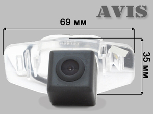 CMOS штатная камера заднего вида AVEL AVS312CPR для HONDA CIVIC 4D IX (2012-...)/ ACCORD IX (2012 - ...) (#020), фото 2