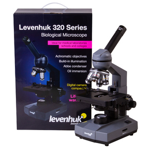 Микроскоп Levenhuk 320 BASE, монокулярный, фото 15