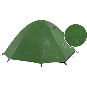 Палатка Naturehike P-Series NH18Z044-P 210T65D четырехместная, темно-зеленая