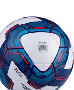 Мяч футбольный Jögel Elite №5, белый/синий/красный, фото 6