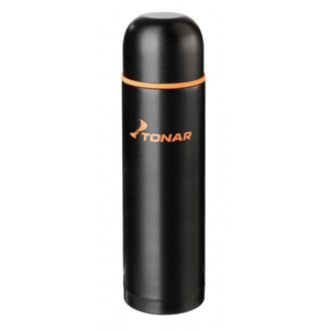 Термос (HS.TM-026) 1200ML черный (дополн.пласт.чашка) TONAR, фото 1