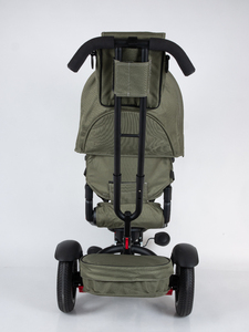 Велосипед коляска трехколесный с ручкой, Tech Team Luxury music хаки 2026, фото 7