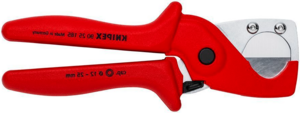 Труборез-ножницы Knipex для композитных металлопластиковых и пластиковых труб, 12-25 мм, длина 185 мм, SB, фото 2
