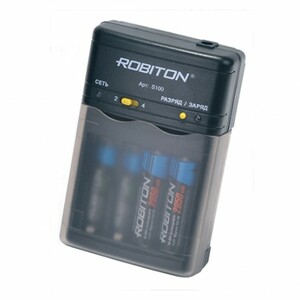 Зарядное устройство Robiton Smart S100 для зарядки ААА и АА