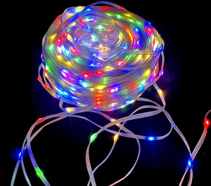 Инновационная водонепроницаемая LED-гирлянда ЛАМПОВА "Звёздный путь" цветная, 800ламп, 102 метра (TYL-29-SB+220-RGB800-102), фото 3