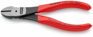 Бокорезы особо мощные, 140 мм, фосфатированные, обливные ручки KNIPEX KN-7401140