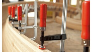 Струбцина BESSEY чугунная TG50S17 500/175, 6 кН, деревянная ручка, фото 2