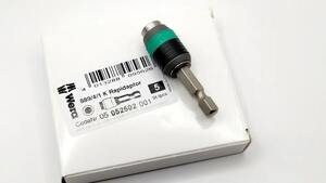 Битодержатель быстросъёмный, 1/4" E6.3, WERA 889/4/1 K Rapidaptor магнит, 50 мм, фото 5