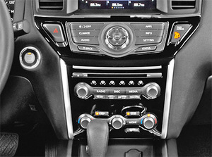 Рамка InCar для UMS NISSAN Pathfinder 2012-2020 (R52), 9" (тип1 Низ), фото 5