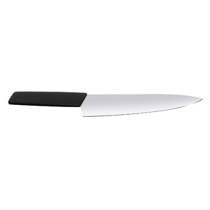 Нож Victorinox разделочный, лезвие 22 см, черный, фото 5