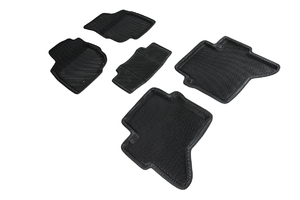 Коврики EVA 3D соты для Toyota Hilux 2012-2015 (черные, 95447)