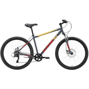 Велосипед Stark'23 Respect 26.1 D Microshift серый/красный/желтый 20", фото 1