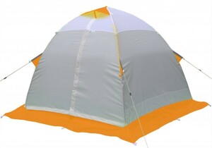 Зимняя палатка Лотос 2С оранжевый (стеклокомпозитный каркас), фото 1