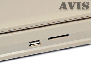 Автомобильный потолочный монитор 15,6" со встроенным DVD плеером AVEL AVS1520T (Бежевый), фото 3