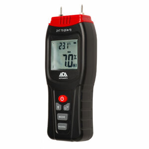 Измеритель влажности и температуры контактный ADA ZHT 70 (2 in 1) (древесина, стройматериалы, температура воздуха), фото 6
