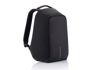Рюкзак для ноутбука до 15 дюймов XD Design Bobby, черный с серой подкладкой, фото 1