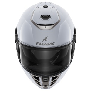 Шлем Shark SPARTAN RS BLANK White/Silver Glossy (XS), фото 3