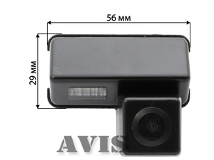 CMOS штатная камера заднего вида AVEL AVS312CPR для TOYOTA VERSO (2009-...) / AURIS (2006-...) (#099), фото 3