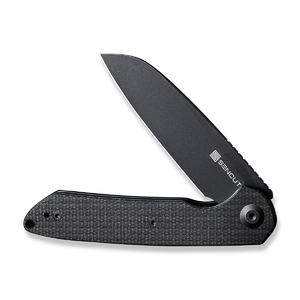 Складной нож SENCUT Kyril 9Cr18MoV Steel Black Stonewashed Handle Black Micarta, фото 3