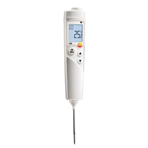 Термометр пищевой компактный Testo 106 с сигналом тревоги, фото 1