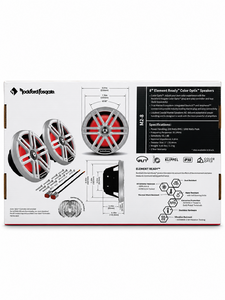 Влагозащищенные динамики Rockford Fosgate M2-8, 8", 250 Вт RMS, белые, фото 14