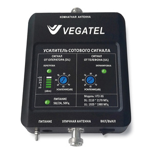 Готовый комплект усиления сотовой связи VEGATEL VT2-3G-kit (дом, LED), фото 2