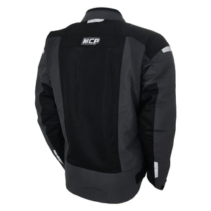 Мотокуртка MCP мужская ASW Summer Waterproof (черно-темно-серый, 4XL), фото 2