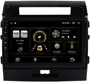 Штатная магнитола Toyota LC 200 2007-2015 для авто с усилителем LeTrun 4195-1006 на Android 10 (6/128, DSP, QLed) С оптическим выходом, фото 1